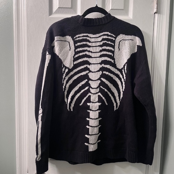 American Eagle Skeleton Bone Cardigan - Picture 5 of 5